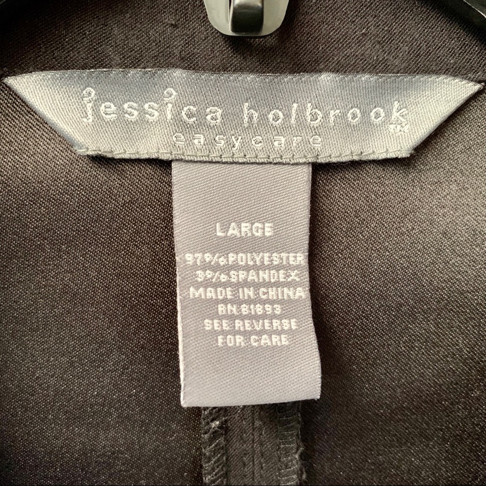“Black Suede-Clothe Jacket” - Picture 7 of 7